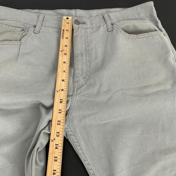 Levis 508 Jeans Mens 38 x 32 Gray Pants Regular Taper Casual Comfort‎ Used - Picture 8 of 16